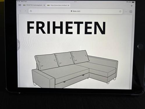 Hoekslaapbank met opbergruimte (Friheten Ikea), Huis en Inrichting, Slaapkamer | Slaapbanken, Zo goed als nieuw, Ophalen