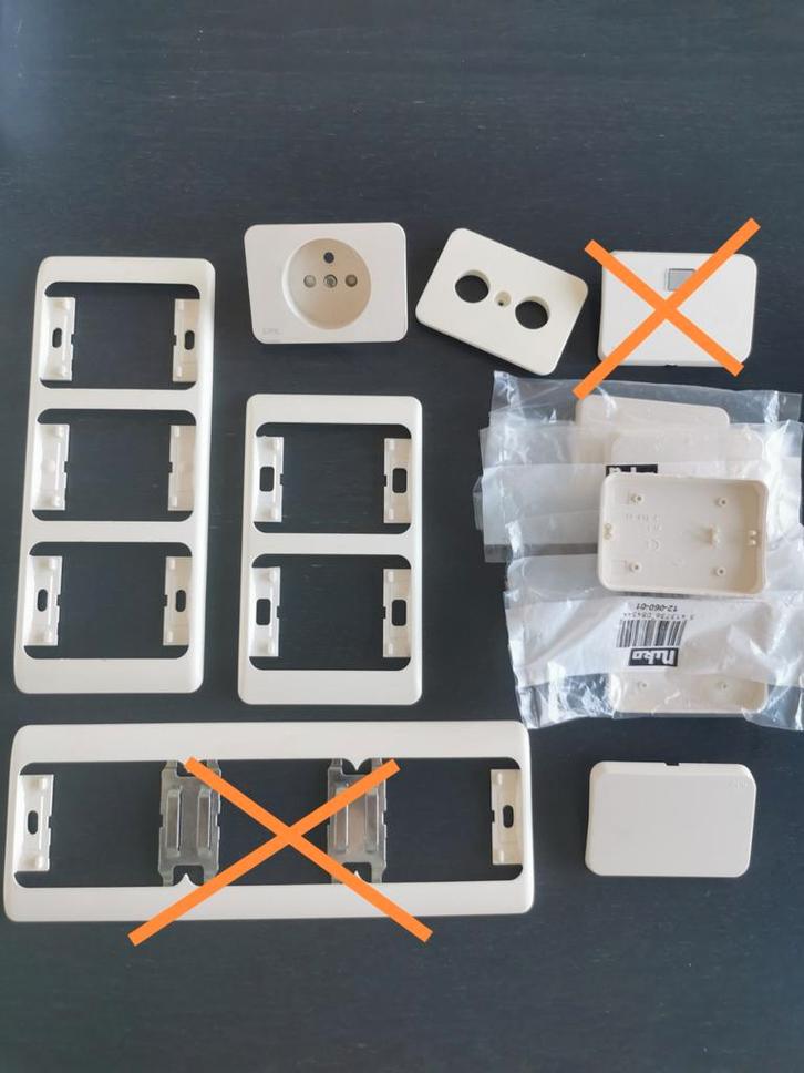 Niko PR20 PR 20 schakelmateriaal, Doe-het-zelf en Bouw, Elektriciteit en Kabels, Gebruikt, Ophalen of Verzenden