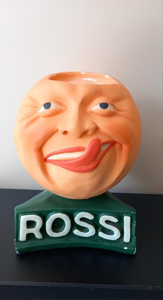 Rossi Novita flessenhouder van gips, Verzamelen, Merken en Reclamevoorwerpen, Gebruikt, Ophalen of Verzenden