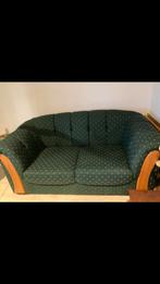 Groene zetel, Huis en Inrichting, Ophalen, Tweepersoons, Hout