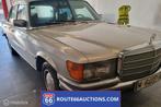 Mercedes-Benz SE 350 1975 | Route 66 Auctions, Lederen bekleding, 4 deurs, Bedrijf, Zilver of Grijs