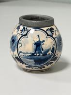 Delft Holland potje – Delftsblauw met molen – vintage pot, Ophalen of Verzenden