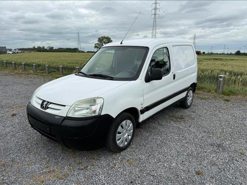 Peugeot Partner, Auto's, Peugeot, Bedrijf, Te koop, Partner, Diesel, Euro 3, Handgeschakeld, Wit, Blauw, Stof, Voorwielaandrijving