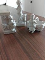 3 oude porseleinen beeldjes, intact, apart of samen, Antiek en Kunst, Ophalen of Verzenden
