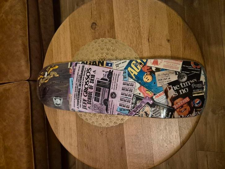 Anti-Hero School of Sk18 Jeff Grosso deck, Sport en Fitness, Skateboarden, Zo goed als nieuw, Ophalen