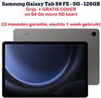 Samsung Galaxy TAB S9 FE  -   5G - 128 GB  (+64GB SD kaart), Wi-Fi en Mobiel internet, Samsung Galaxy Tab S9 FE - 5G - 128GB, Ophalen of Verzenden