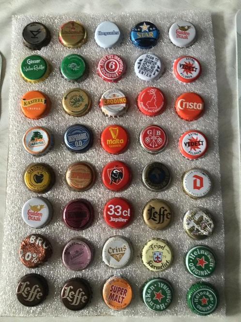 Bier kroonkurken Malta Top GB Vedette Crius Star Gösser, Verzamelen, Biermerken, Ophalen of Verzenden