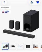 Home cinema systeem - Sony (nieuw), Audio, Tv en Foto, Ophalen, Soundbar, 70 watt of meer, Nieuw