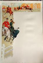 Kleine affiche  Champagne- Moët et Chandon - Litho E.Plantet, Verzamelen, Verzenden, Zo goed als nieuw, Frankrijk, Champagne