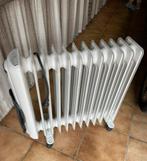 Elektrische radiator op wieltjes, Doe-het-zelf en Bouw, Verwarming en Radiatoren, Ophalen, Zo goed als nieuw