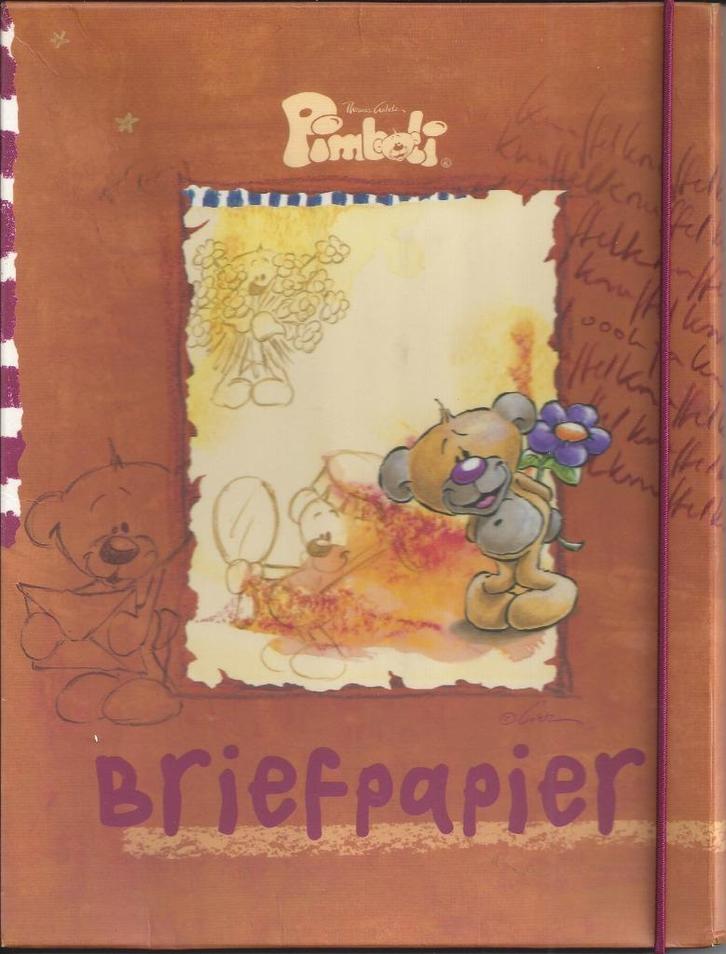 Pimboli briefpapier nr. 3 in originele map., Verzamelen, Diddl, Zo goed als nieuw, Papier, Kaart of Schrift, Pimboli, Ophalen of Verzenden