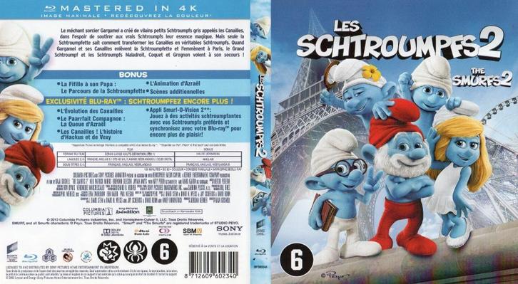 the smurfs 2 (blu-ray) nieuw, Cd's en Dvd's, Blu-ray, Zo goed als nieuw, Avontuur, Ophalen of Verzenden