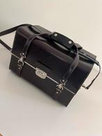 LEDEREN fototas/koffer met draagriem., Ophalen