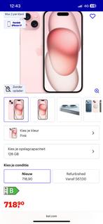 iPhone 15, Telecommunicatie, Mobiele telefoons | Apple iPhone, 128 GB, Ophalen of Verzenden, Zo goed als nieuw, Roze