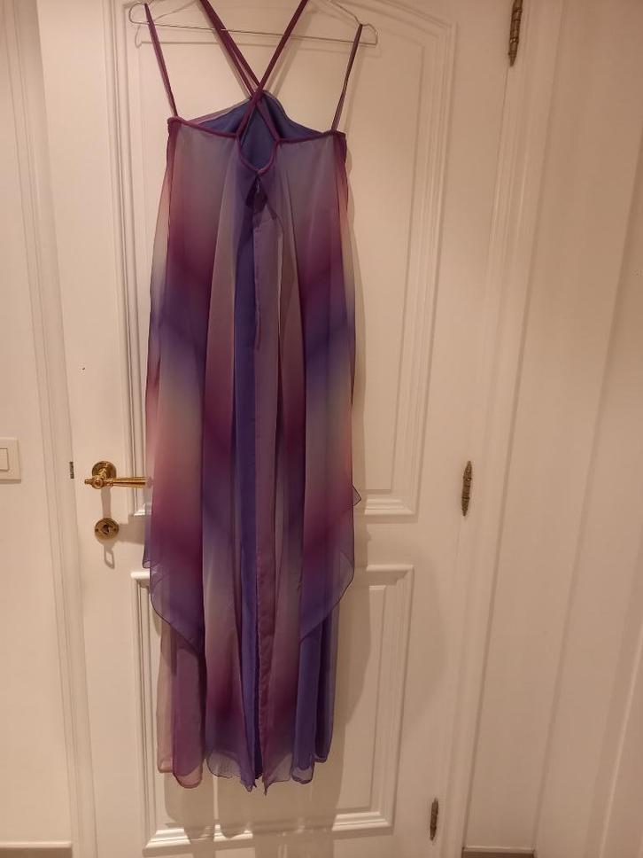 Gelegeheidskleding, Kleding | Dames, Gelegenheidskleding, Zo goed als nieuw, Galajurk, Maat 38/40 (M), Paars, Ophalen of Verzenden