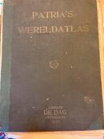 Patria’s wereldatlas - 1940 - uitgeverij De Dag, Boeken, Overige typen, Jos van limbergen, 1800 tot 2000, Wereld