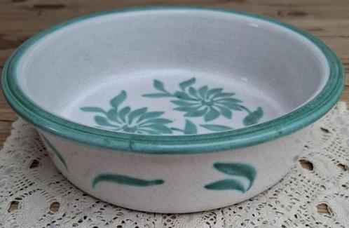 Franse ovenschaal, groen motief, Durofeu, Paulus Pierre, Antiek en Kunst, Curiosa en Brocante, Ophalen of Verzenden
