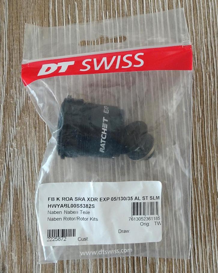 DT Swiss Cassette Body Kit XDR Ø5/130mm, Vélos & Vélomoteurs, Vélos Pièces, Neuf, Enlèvement