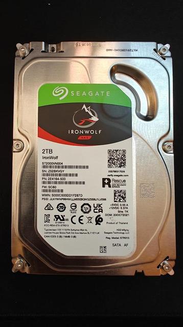 Seagate Ironwolf 2 TB beschikbaar voor biedingen