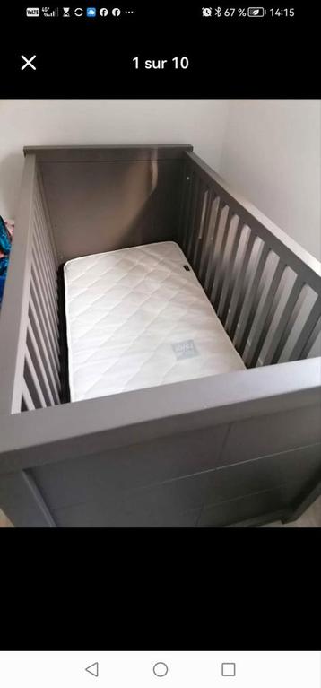 Quax evoluerend bed 140x70 met matras, dekbed en lakens beschikbaar voor biedingen