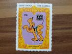 postzegel uit GAMBIA met PLUTO disney, Verzamelen, Disney, Nieuw, Overige typen, Ophalen of Verzenden, Goofy of Pluto