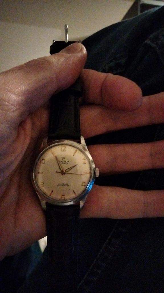 Antieke heren horloge van het merk Onsa zelfopwindend, Handtassen en Accessoires, Horloges | Antiek, Polshorloge, Overige merken