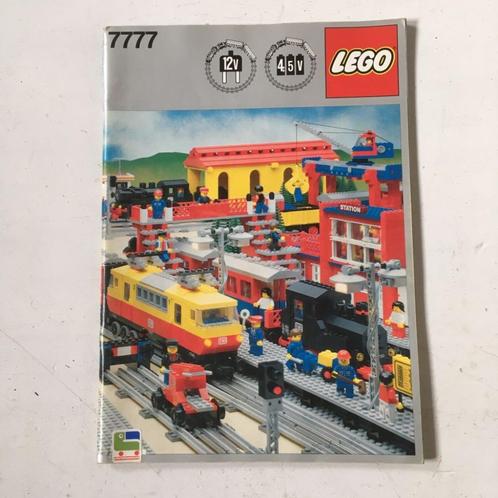 Lego 12V 4,5V trein ideeënboek - 7777, Enfants & Bébés, Jouets | Duplo & Lego, Utilisé, Lego, Ensemble complet, Enlèvement ou Envoi
