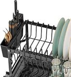 Égouttoir en acier inoxydable noir | LIVRAISON GRATUITE, Maison & Meubles, Cuisine | Vaisselle, Neuf, -, -, Autres types