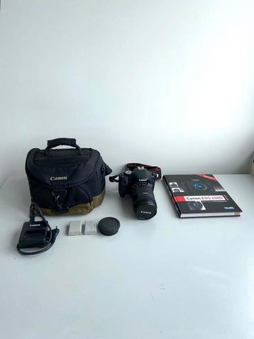 Canon Eos 500D fototoestel met EFS 18-135mm lens
