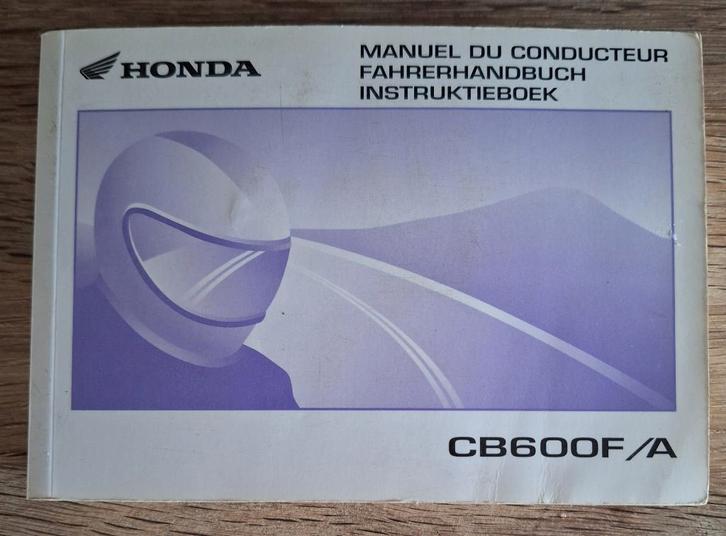 Manuel d'origine de la Honda CB600F/A, Motos, Modes d'emploi & Notices d'utilisation, Honda, Envoi