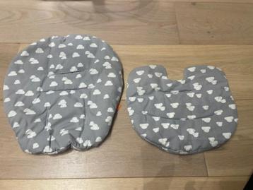Stokke Steps Babysset kussen cloud grey, Ophalen, Zo goed als nieuw, Meegroeistoel