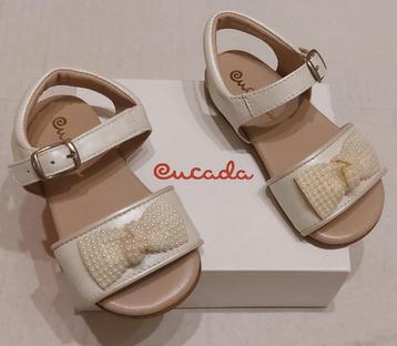 Cucada - Meisjes sandalen met strik en parels - Nieuw  beschikbaar voor biedingen