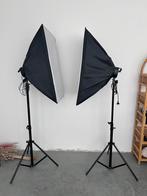 2 Studiolampen - softboxen, Audio, Tv en Foto, Fotografie | Fotostudio en Toebehoren, Ophalen, Zo goed als nieuw