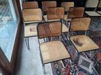 Originele Thonet, Marcel Breuer 8 stuks, Huis en Inrichting, Ophalen of Verzenden, Gebruikt, Zwart, Riet of Rotan