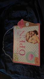 Plaque panneau mural decoratif metal style vintage double, Enlèvement, Neuf