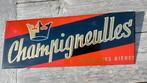 metalen reclamebord bier Champigneulles, Enlèvement ou Envoi, Comme neuf, Panneau publicitaire