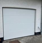 Porte de garage sectionnelle motorisée blanche, Bricolage & Construction, Châssis & Portes coulissantes, Enlèvement, Utilisé, Autres types