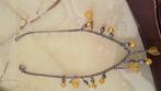 Ketting met stenen, Handtassen en Accessoires, Enkelbandjes en Enkelkettinkjes, Ophalen of Verzenden, Zo goed als nieuw