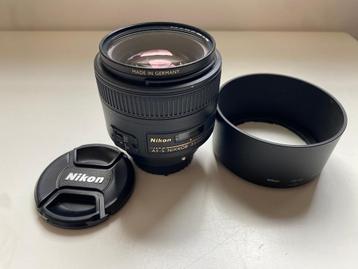 Nikon AF-S 85mm F1.8 G (Als Nieuw) beschikbaar voor biedingen