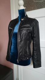 Echte leder jas, S, Ophalen, Zwart, Rock and blue, Zo goed als nieuw