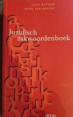 Juridisch Zakwoorden boek, Enlèvement ou Envoi, Comme neuf, Juridique et Droit