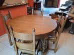 Table ronde + 4 chaises, Ophalen, Gebruikt