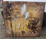 Mooi Groot Abstract Geschilderd Werk - Pluisjesregen, Antiek en Kunst, Ophalen