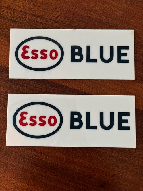 Vintage Esso Reclamebordjes 1950 - 1970, Verzamelen, Merken en Reclamevoorwerpen, Gebruikt, Reclamebord, Ophalen of Verzenden
