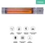 Vonroc terrasverwarmer, Tuin en Terras, Terrasverwarmers, Plafond, Waterbestendig, Zo goed als nieuw, Ophalen