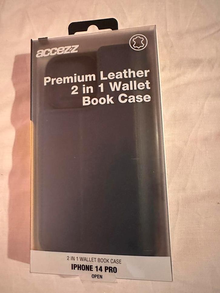 Premium leren portemonneehoesje — iPhone 14 Pro (nieuw), Telecommunicatie, Mobiele telefoons | Hoesjes en Screenprotectors | Samsung