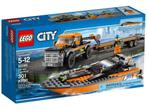 lego 60085 City 4x4 met speedboot, Enlèvement, Utilisé, Ensemble complet, Lego