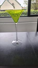 Siervaas, Groen, Glas, Zo goed als nieuw, 50 tot 75 cm