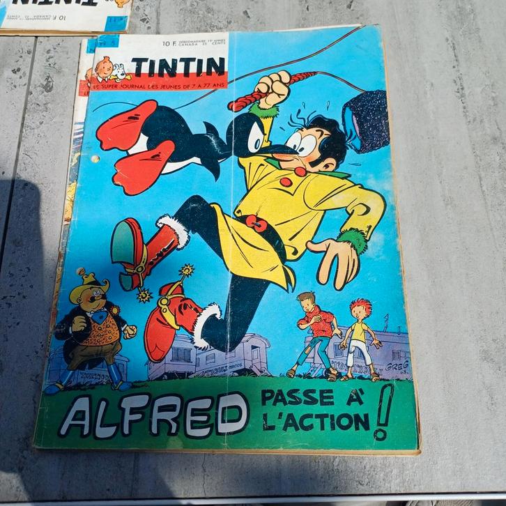 Tintin Kuifje, 10 magazines 1964, Boeken, Stripverhalen, Zo goed als nieuw, Meerdere stripboeken, Ophalen of Verzenden