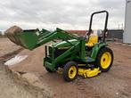 John Deere 4400 compacttractor met voorlader, Zakelijke goederen, Landbouw | Tractoren, Gebruikt, John Deere
